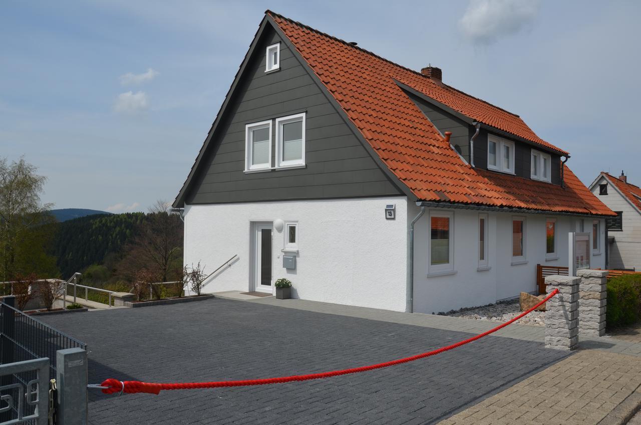 Landhaeuser Bergwiese - Ferienhaus Hoehenblick 圣安德里斯伯格 外观 照片